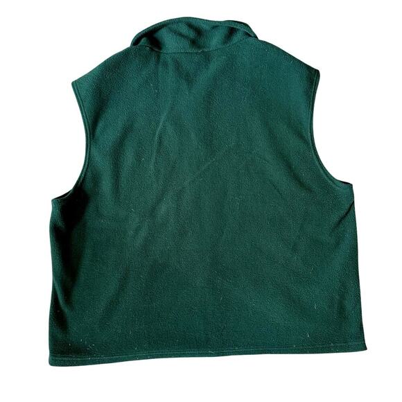 Team U.S.A. Olympic Emerald Green Fleece Zip-up Vest Men's XXL - Picture 4 of 4